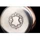 Rare Solid Silver Invar Working Pocket Watch. Switzerland, 1915