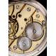 Rare Solid Silver Invar Working Pocket Watch. Switzerland, 1915