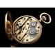 Antique Lady's Watch in 14 K. Solid Gold. Switzerland, Circa 1910