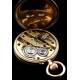 Antique Lady's Watch in 14 K. Solid Gold. Switzerland, Circa 1910