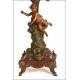 Spectacular French pendulum clock with cherubs. XIX Century