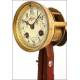 Spectacular French pendulum clock with cherubs. XIX Century