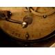 Beautiful bronze mantel clock with pendulum. France, 19th Century