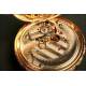 Beautiful pocket watch in solid gold. Three covers. 1888