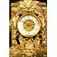 Fantastic French mantel clock. Bronze. 1880