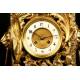 Fantástico Reloj de sobremesa Francés. Bronce. 1880