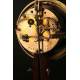 French clock with pendulum in the form of a lyre. 1870