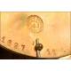 Importante reloj de sobremesa con sonería. 94 cms. 1855