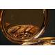 Solid gold pocket watch. Three covers. 55 mm. 18 rubies. 1860
