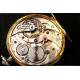 Reloj suizo de bolsillo en oro macizo. 17 rubís. 47 cms. 1923