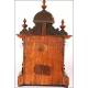 Mantel clock with Junghans chime. Walnut. 1900