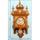 Gustav Becker Wall Clock. 1890