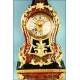 Antiguo reloj alemán en marquetería boulle. Conrad Felsing, Berlin. 1870