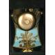 Antique German clock in boulle marquetry. Conrad Felsing, Berlin. 1870