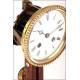 Pendulum clock with marble base. 1855