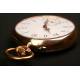 Lepinne pocket watch in solid gold. 1890