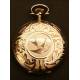 Savonette pocket watch. Solid gold. Circa 1919