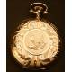 Savonette pocket watch. Solid gold. Circa 1919