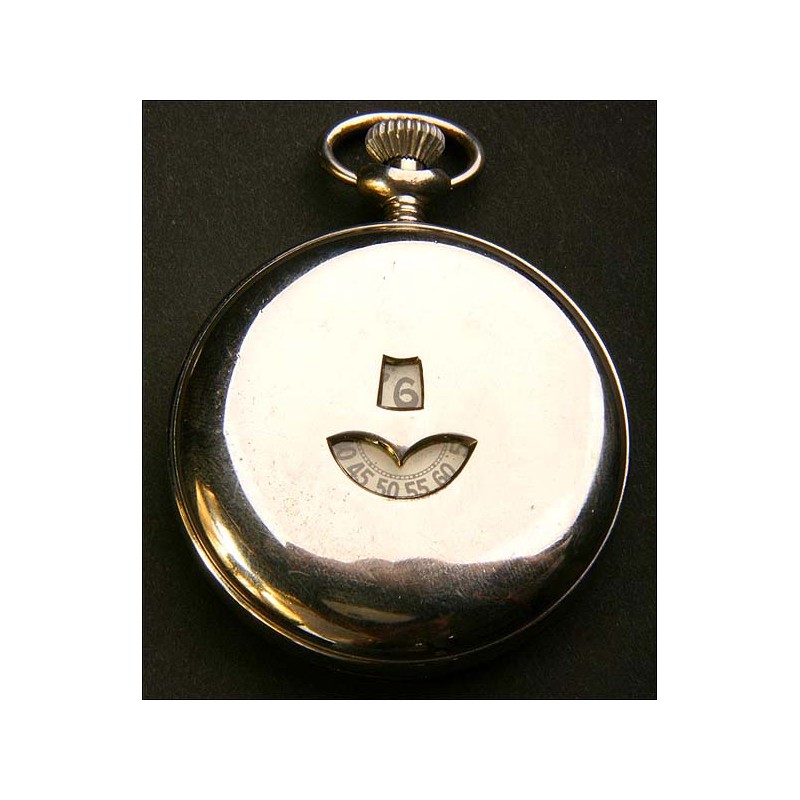 Digital pocket watch. Circa 1900