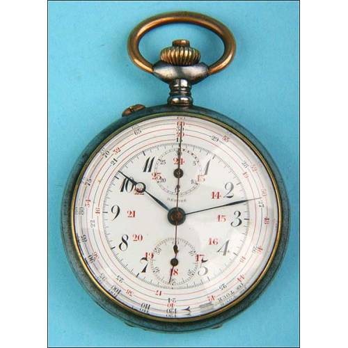 Reloj-cronómetro de artillero de la 1ª Guerra Mundial