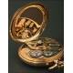 Reloj de bolsillo en oro macizo de 14K. 1890. 53 mm
