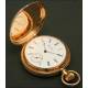 Reloj de bolsillo Eureka en oro macizo de 14K. 1881