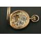 Reloj de bolsillo Eureka en oro macizo de 14K. 1881