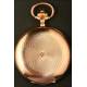 14K solid gold pocket watch. 1900-1910.