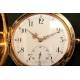 14K solid gold pocket watch. 1900-1910.