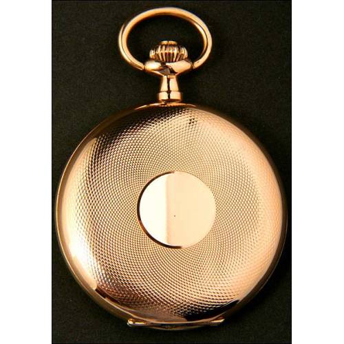 Reloj de bolsillo Eterna en oro macizo de 14K. 1920. 50 mm