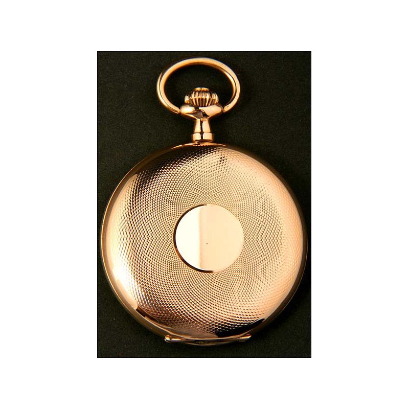 Reloj de bolsillo Eterna en oro macizo de 14K. 1920. 50 mm