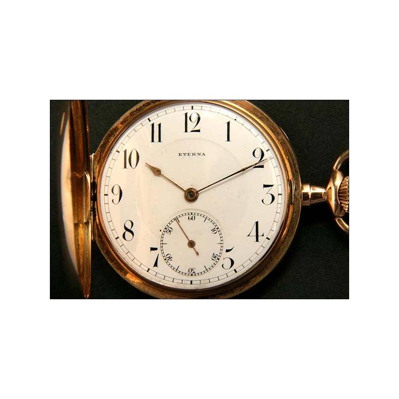 Reloj de bolsillo antiguo Eterna - Relojería J. Doménech.