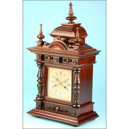 Precious Junghans Mantel Clock from the end of the 19th century.
