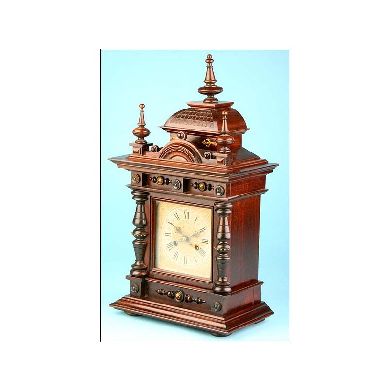 Precioso Reloj de Sobremesa Junghans De Finales del siglo XIX