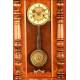 Beautiful Wall Clock with Music Box. Year 1880-1900