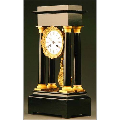 Portico Mantel Clock, France, Circa 1860