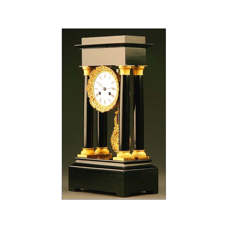 Portico Mantel Clock, France, Circa 1860