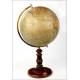 Important Antique Otto Herkt Globe with Vintage Cartography. Germany, 1900