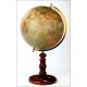 Important Antique Otto Herkt Globe with Vintage Cartography. Germany, 1900