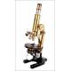 Antique Otto Himmler Microscope in Very Good Working Order. Germany, 1890