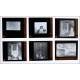 Antique Set of 25 Glass Teaching Photographic Plates. France, Circa 1900