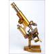 Fantastic Antique C. Reichert Antique Microscope. Reichert in very good condition. Germany, Circa 1890