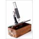 Antique Traveling Microscope in Good Working Condition. Germany, 1920-30