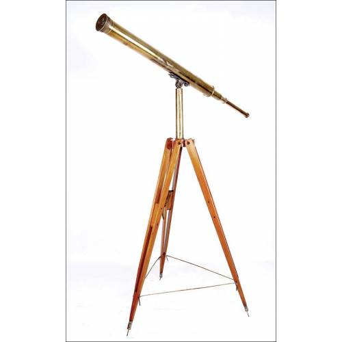 Armstrong Stevens & Co. Celestial Telescope in Very Good Condition. England, Circa 1880