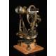 Large Theodolite for Topographical Research in Original Case. London, Circa 1900