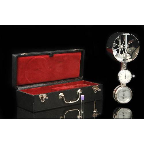 Jules Richard Anemometer with Chronometer and Working. France, 1920s-30s