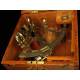 Nautical Sextant in Original Case, Very Good Condition. London, 1950's