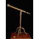 Very Well Preserved Table Top and Stand Telescope. 1940's-50's