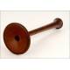 Antique Fruit Wood Stethoscope, very well preserved. XIX Century