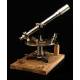 Antique Bellieni Theodolite in Good and Working Condition. France, 1910-20